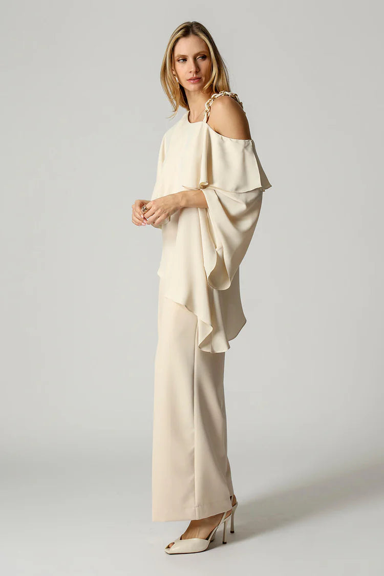 Single Wide 3/4 Sleeve Blouse
