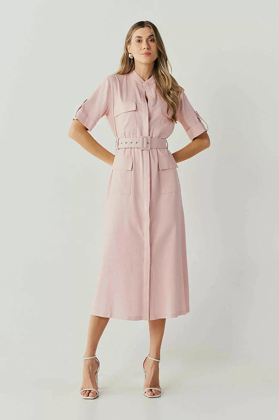 Martingale Linen Dress