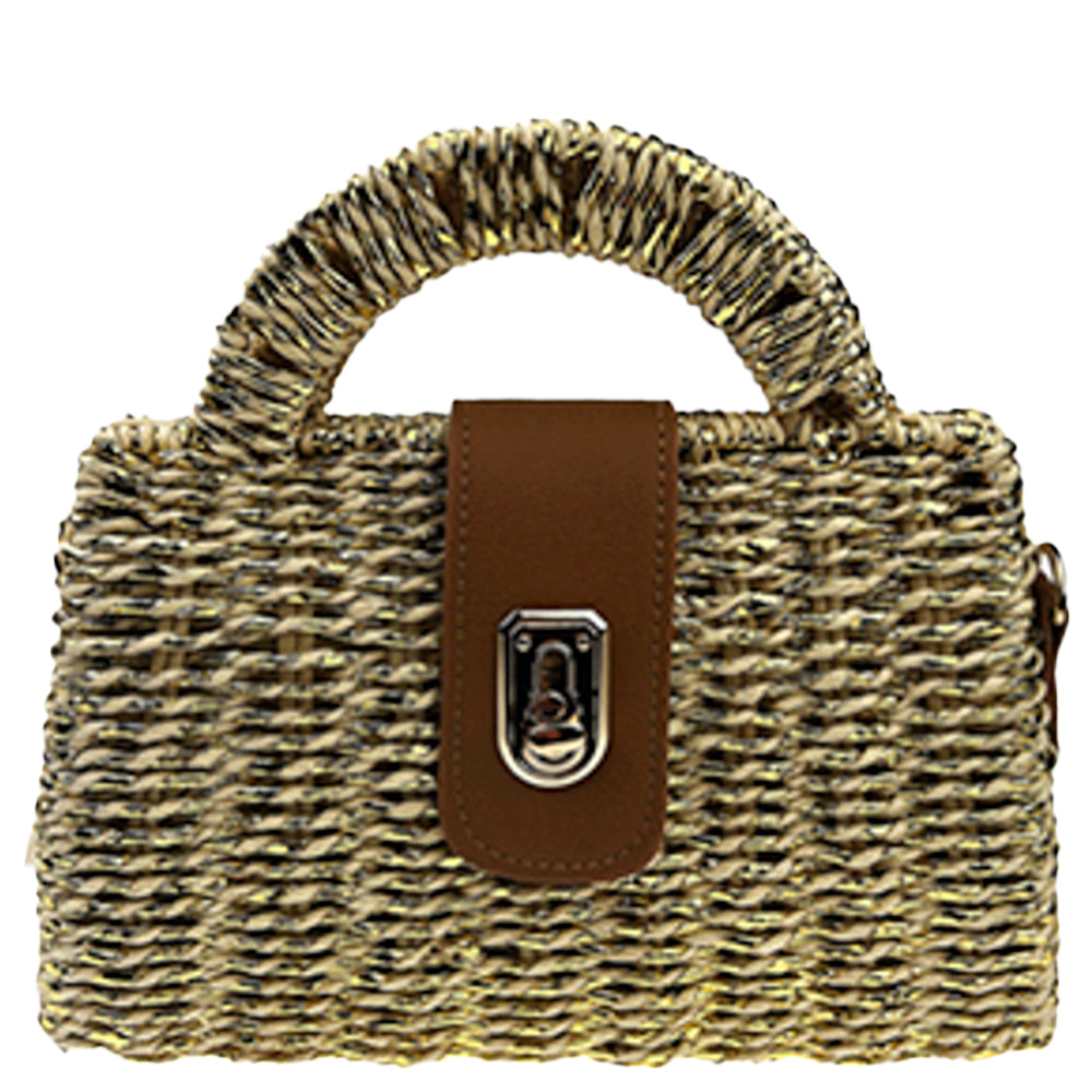 Handle Turn Lock Handbag