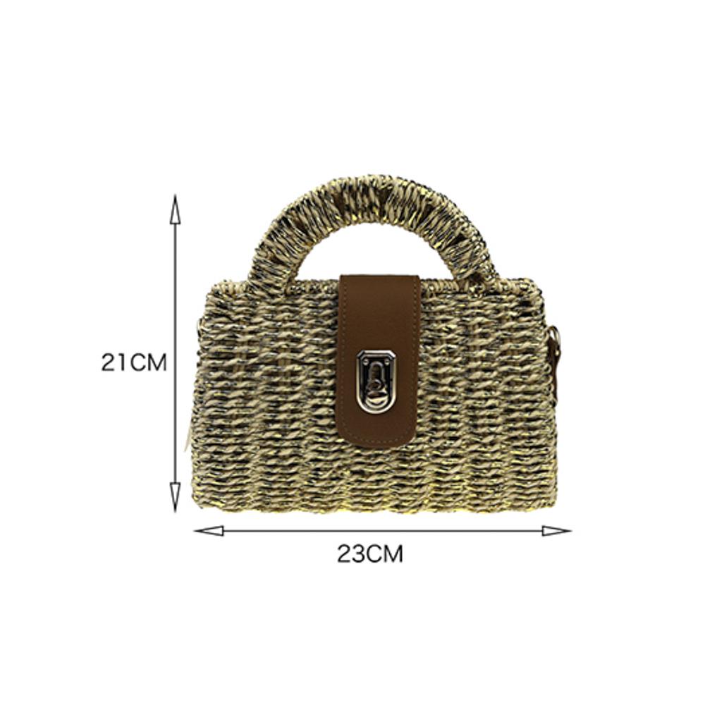Handle Turn Lock Handbag