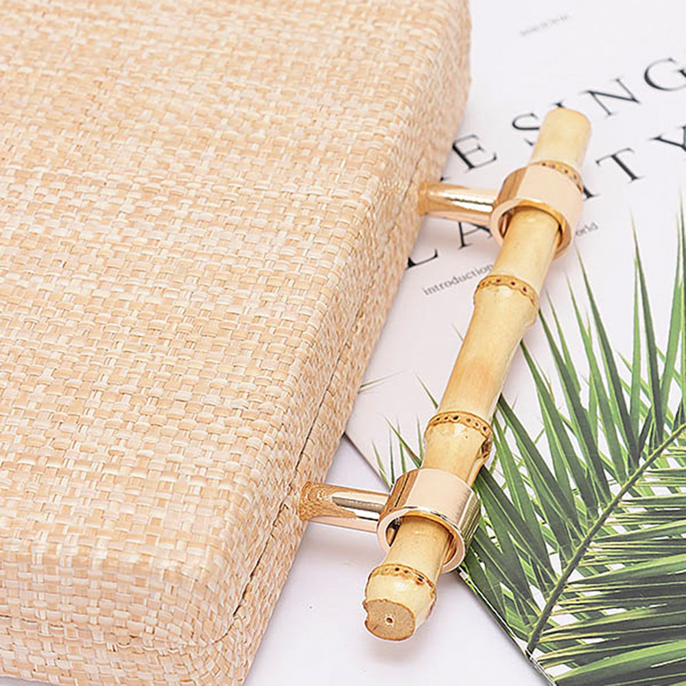 Faux Bamboo Crossbody Bag