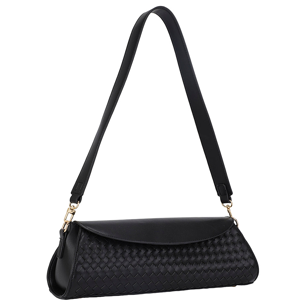 Woven Design Shoulder Bag