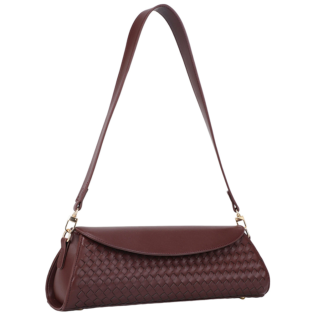 Woven Design Shoulder Bag