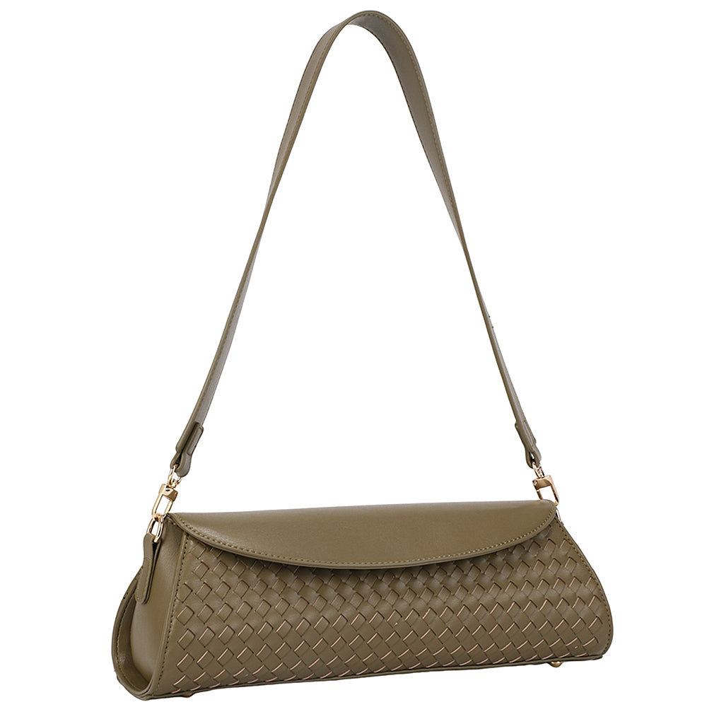 Woven Design Shoulder Bag