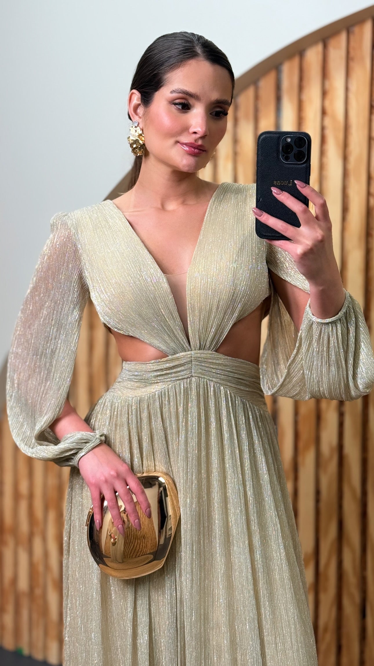 Lurex Long Dress