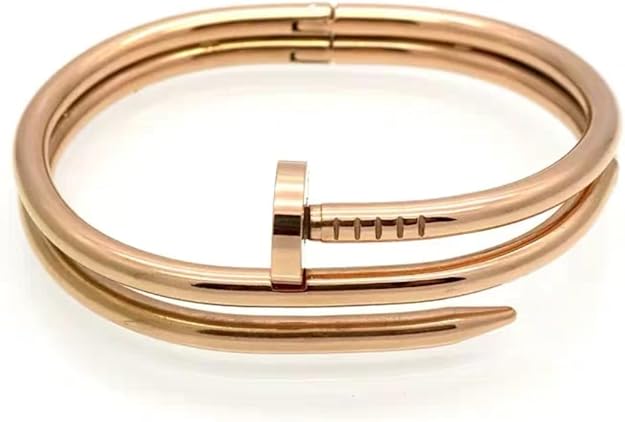 Nail Shape Metal Bracelet