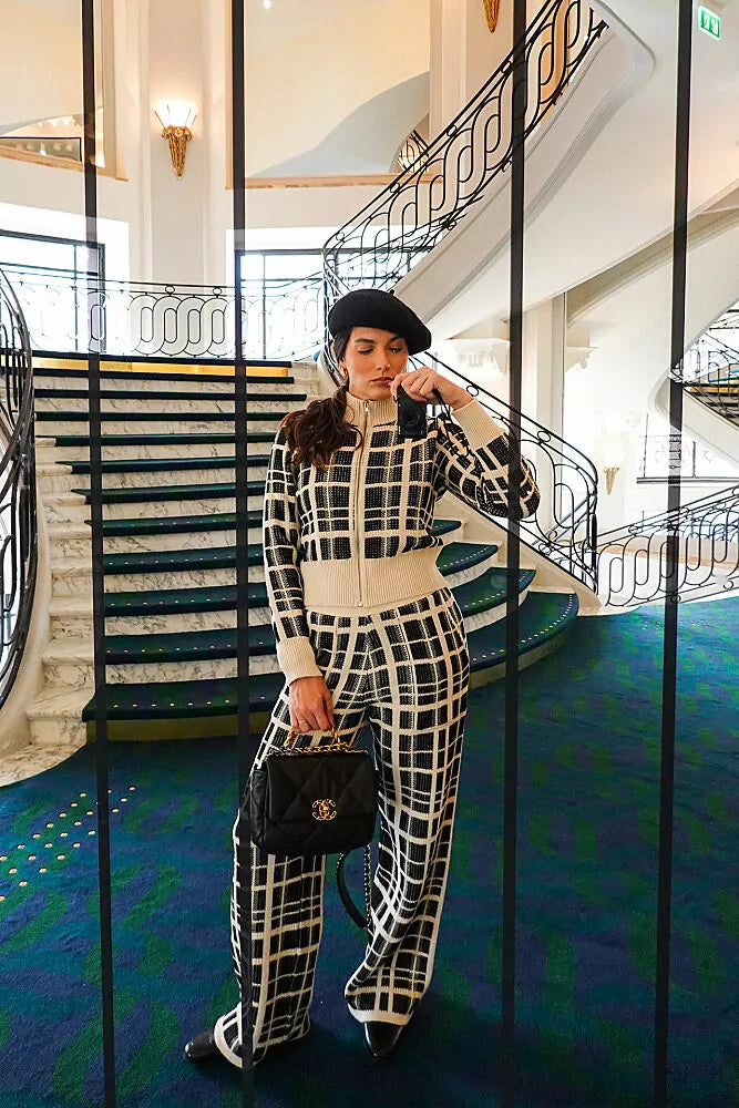 Striped Long Sleeve Pant Set