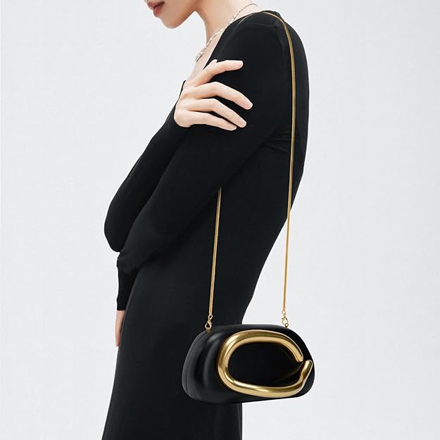 Metal Handle Clutch
