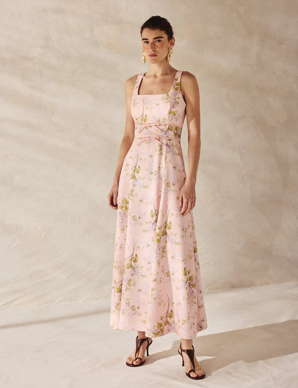 Garden Poetry Midi Dress