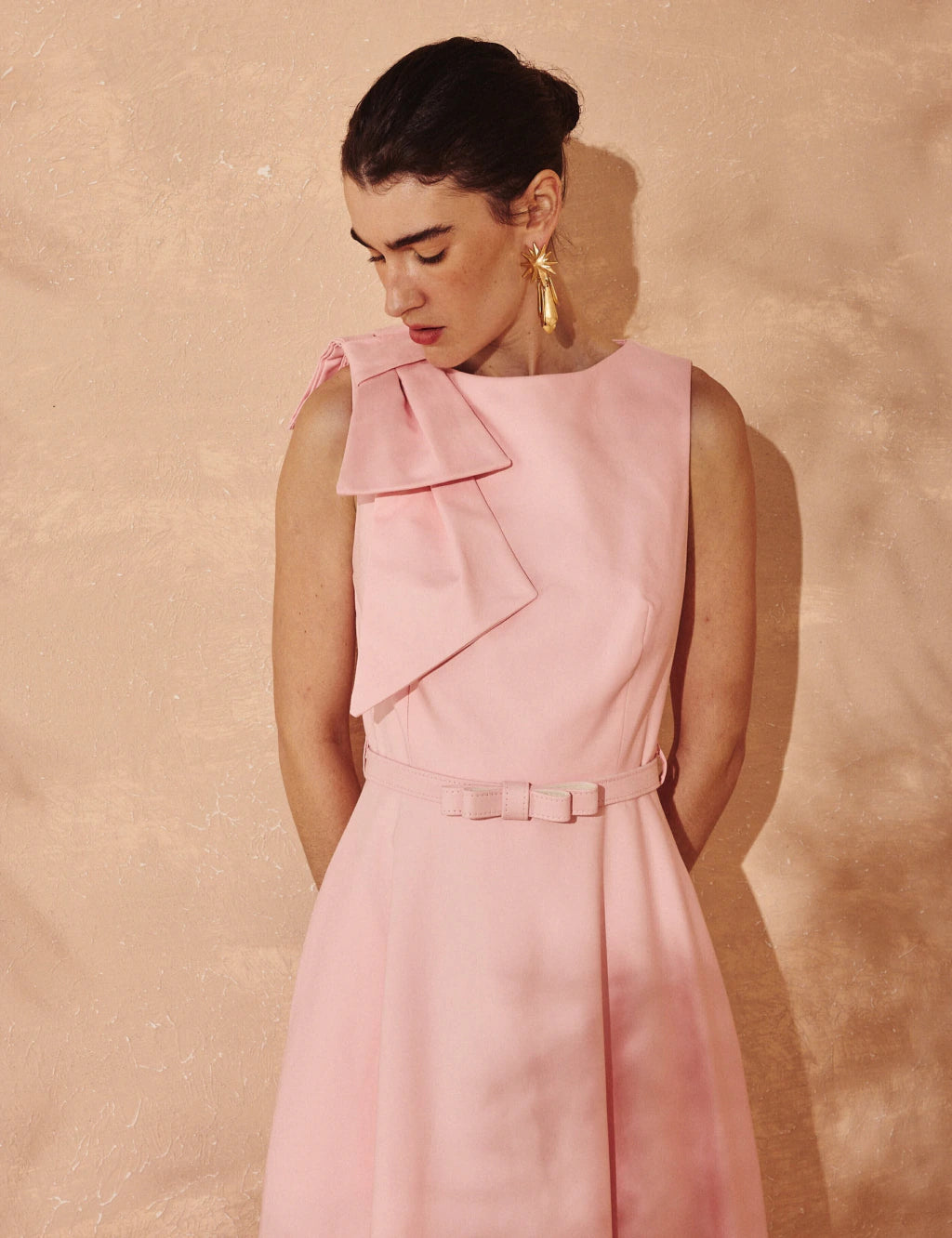 Ribbon Luxe Midi Dress