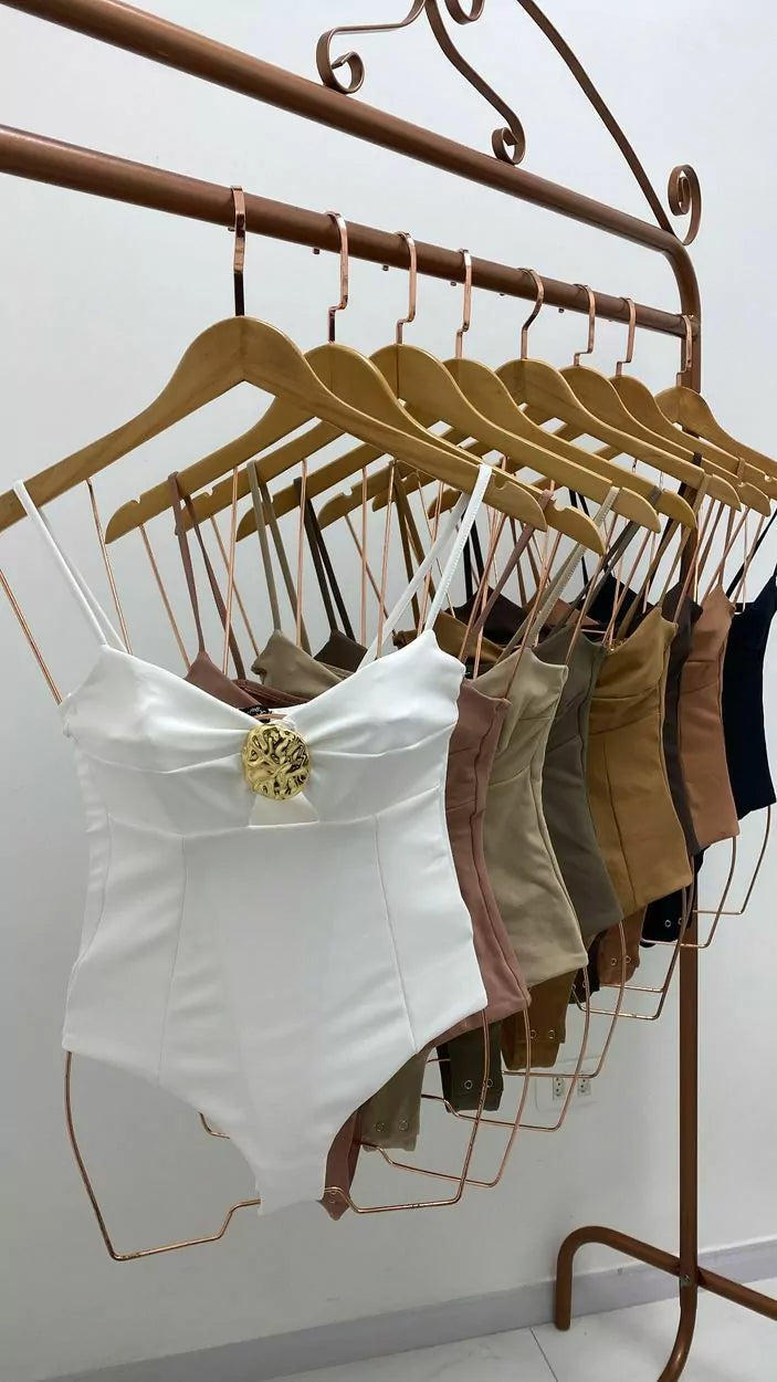 Luna Gold Accent Bodysuit