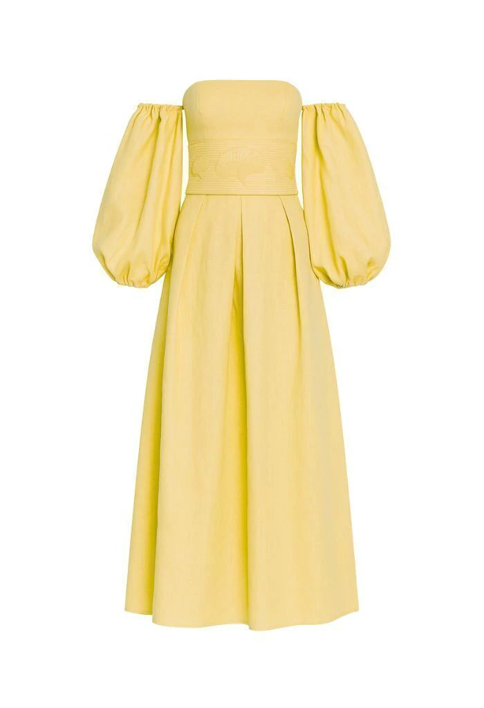 Luna Embroidered Midi Set