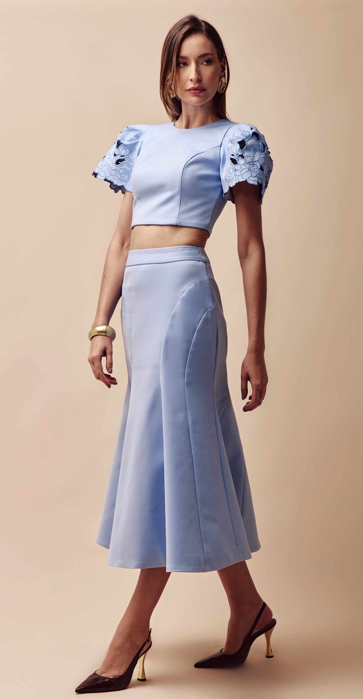 Laser-Cut Embroidered Set