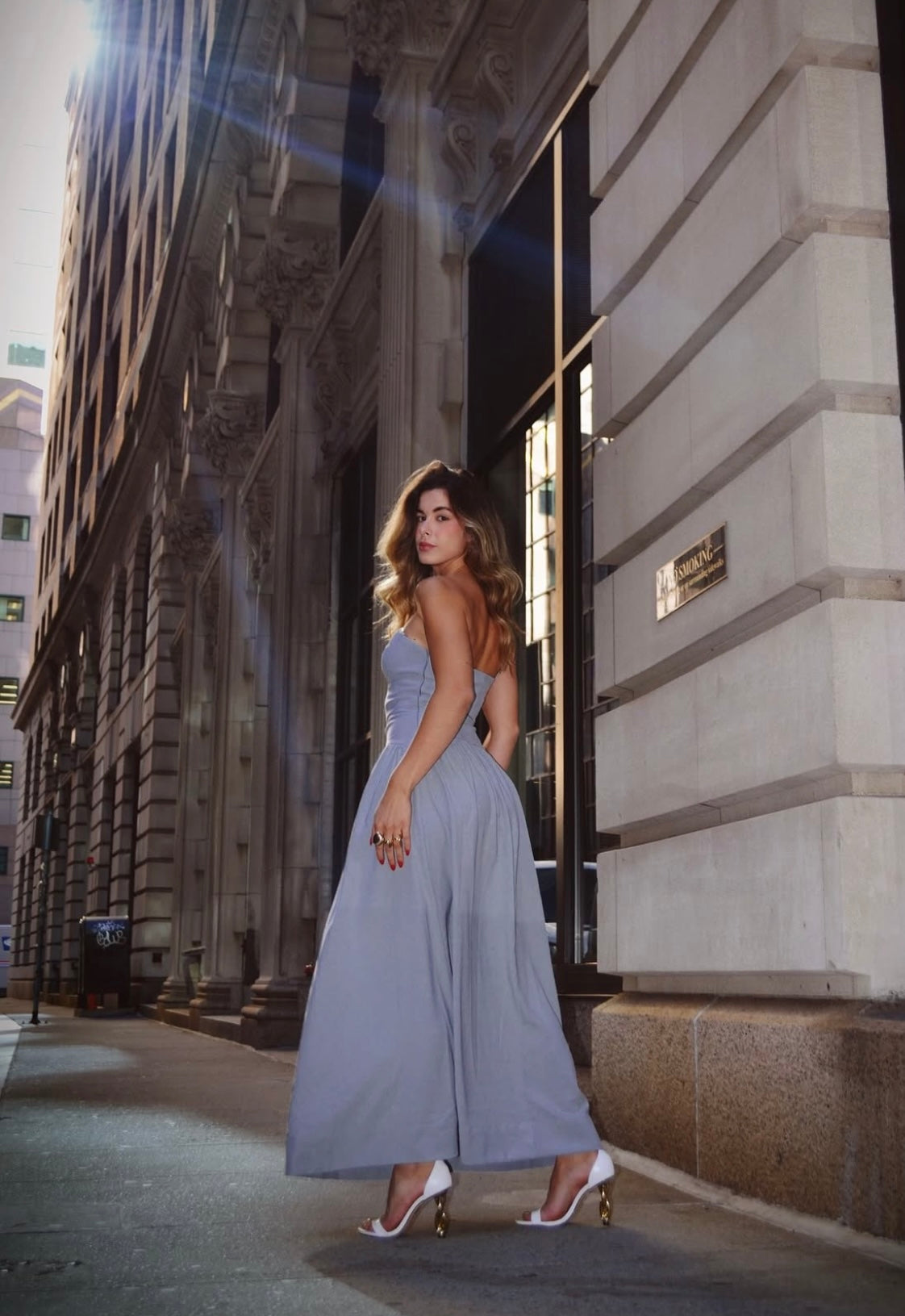 Asymmetric Long Dress