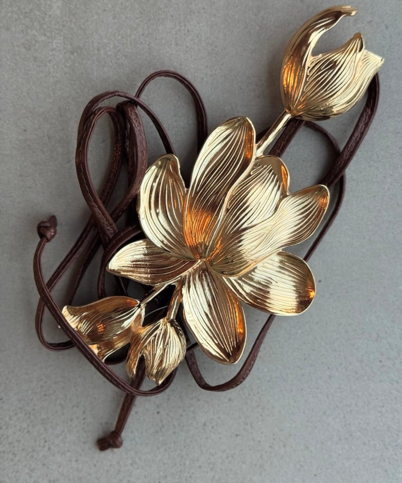 Gold Flower Belt