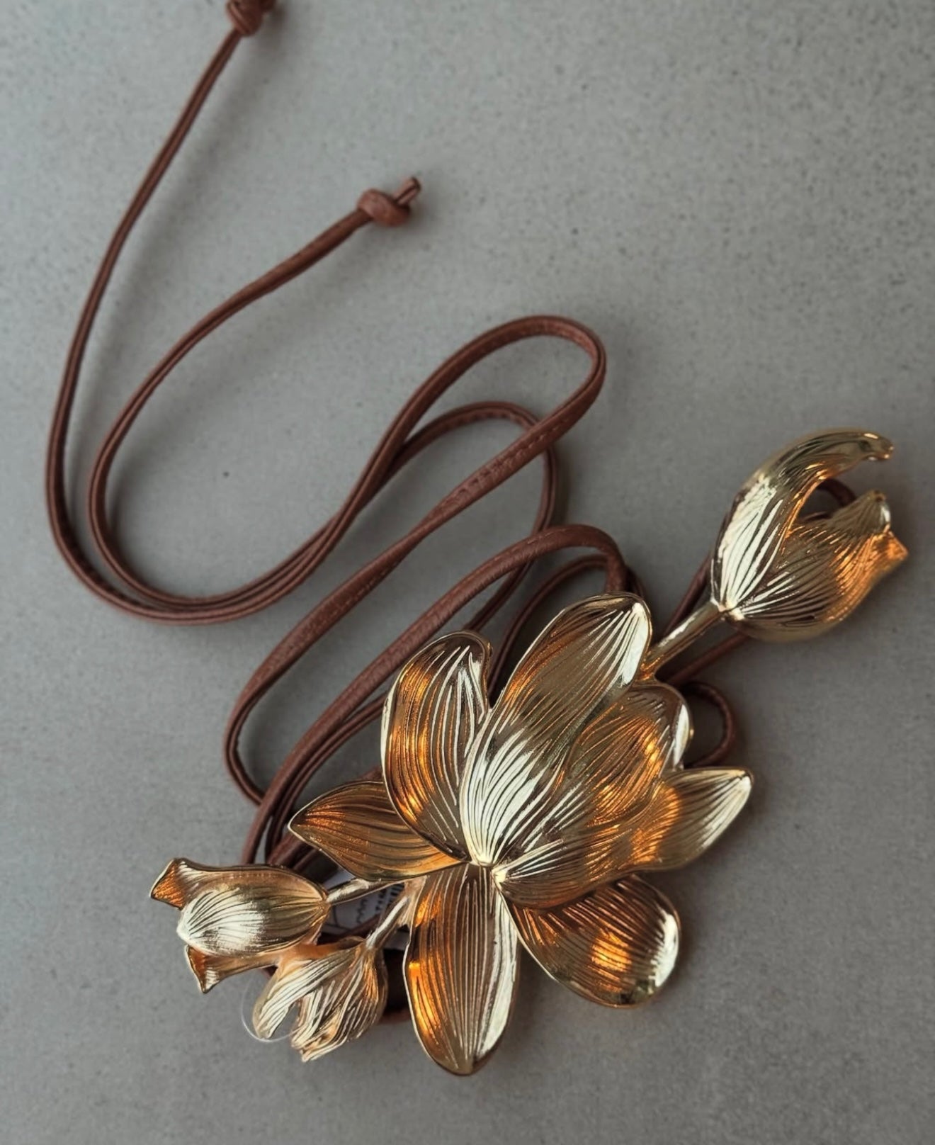 Gold Flower Belt