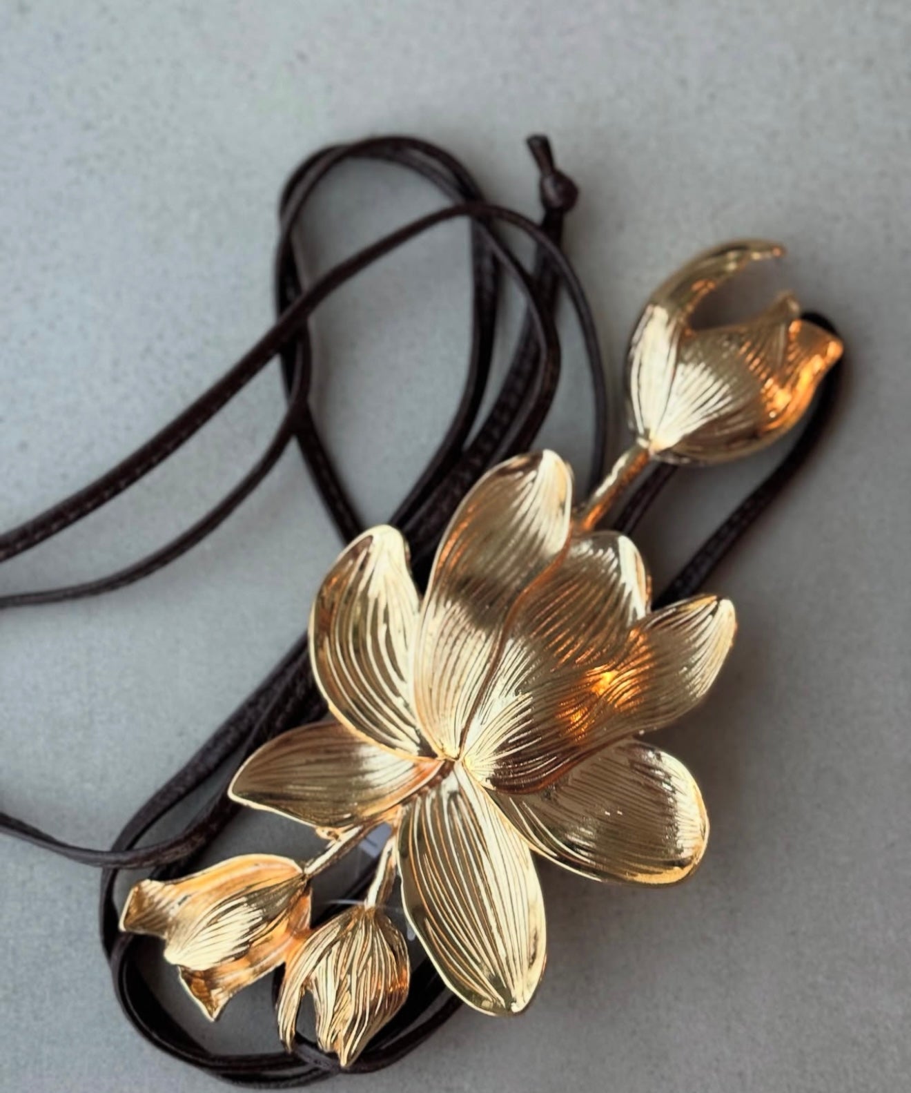 Gold Flower Belt