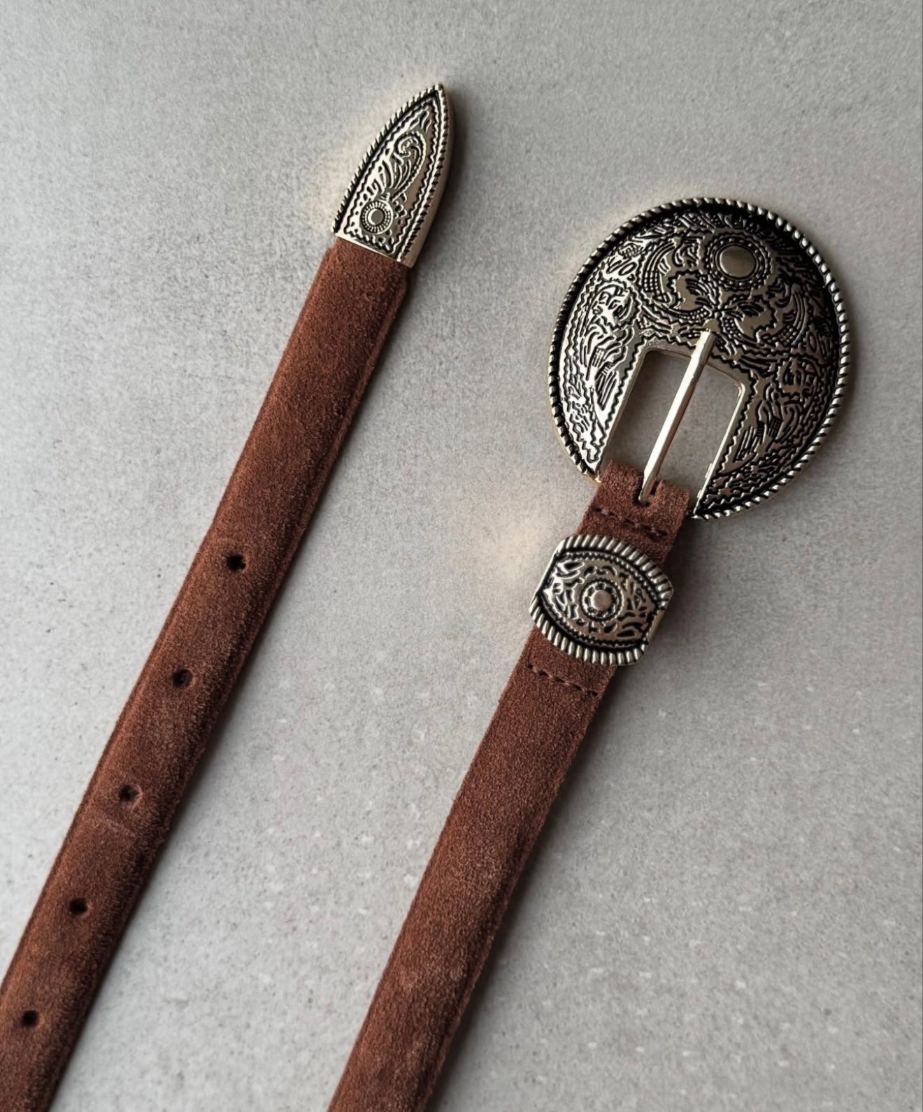Suede Leather Belt