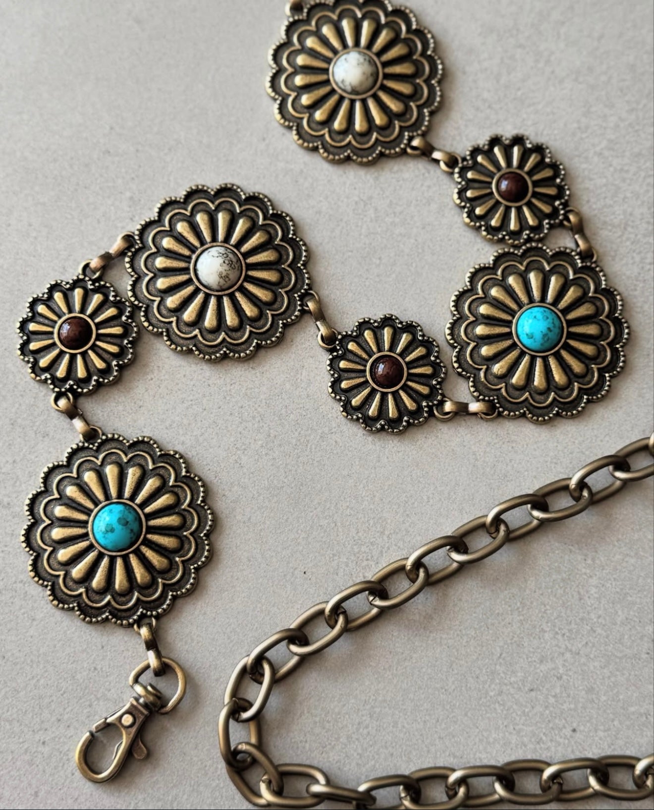Multi Flowers Belt