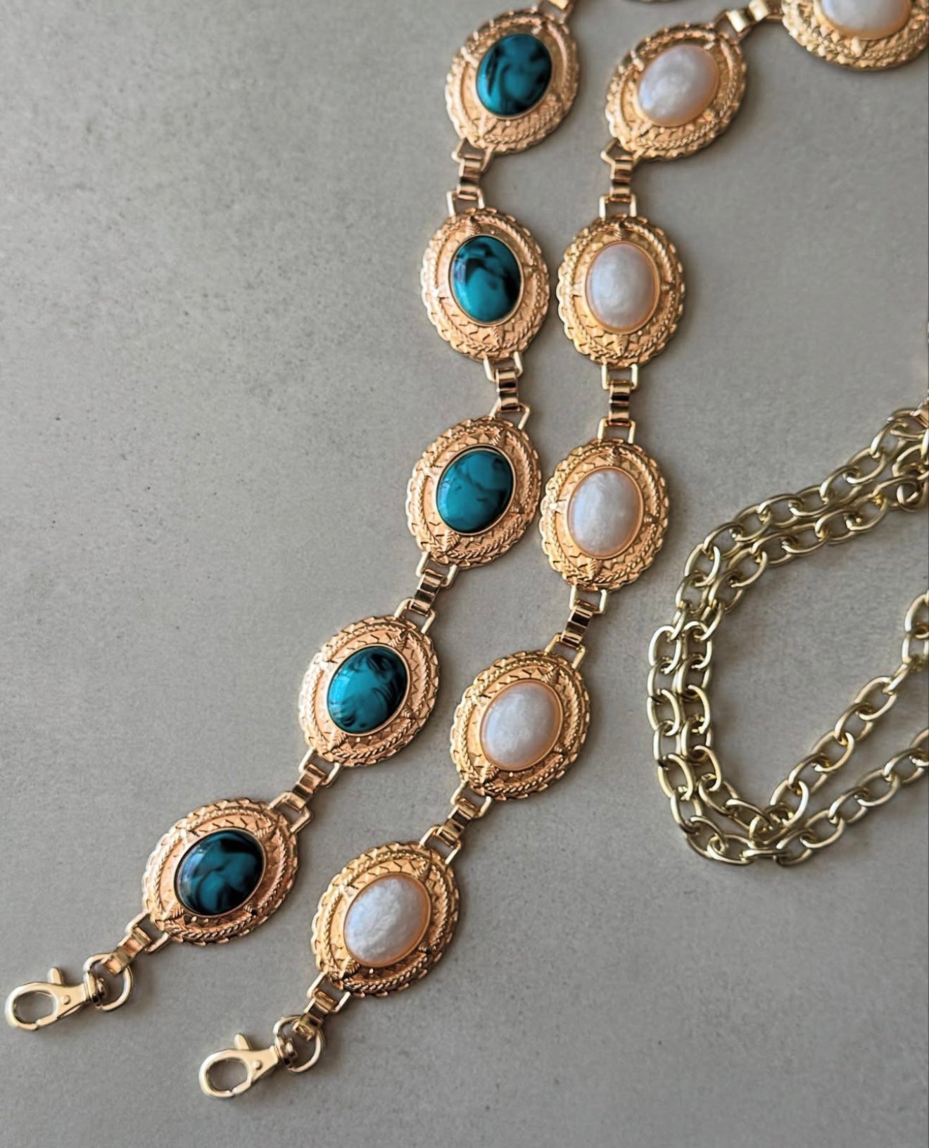 Metal Stones Belt