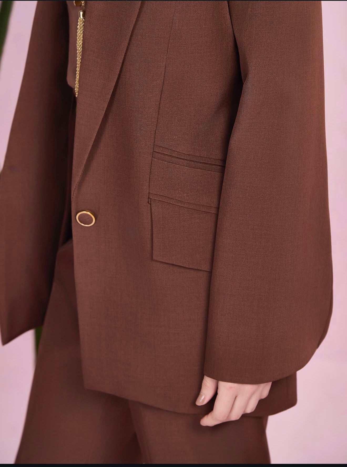 Serena Flare-Sleeve Blazer