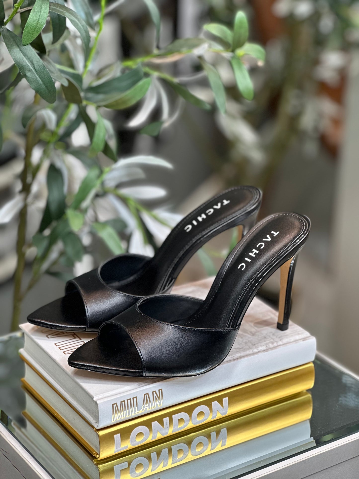 Mule with Stiletto Heel