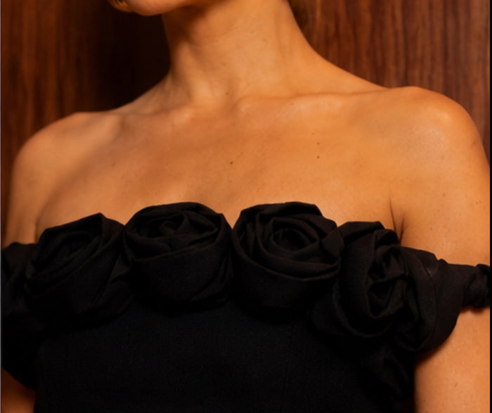 Dress With Flower Detail