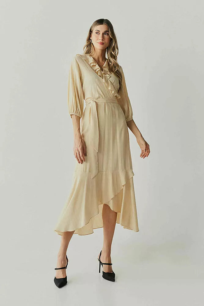 Chess Texture Midi Dress