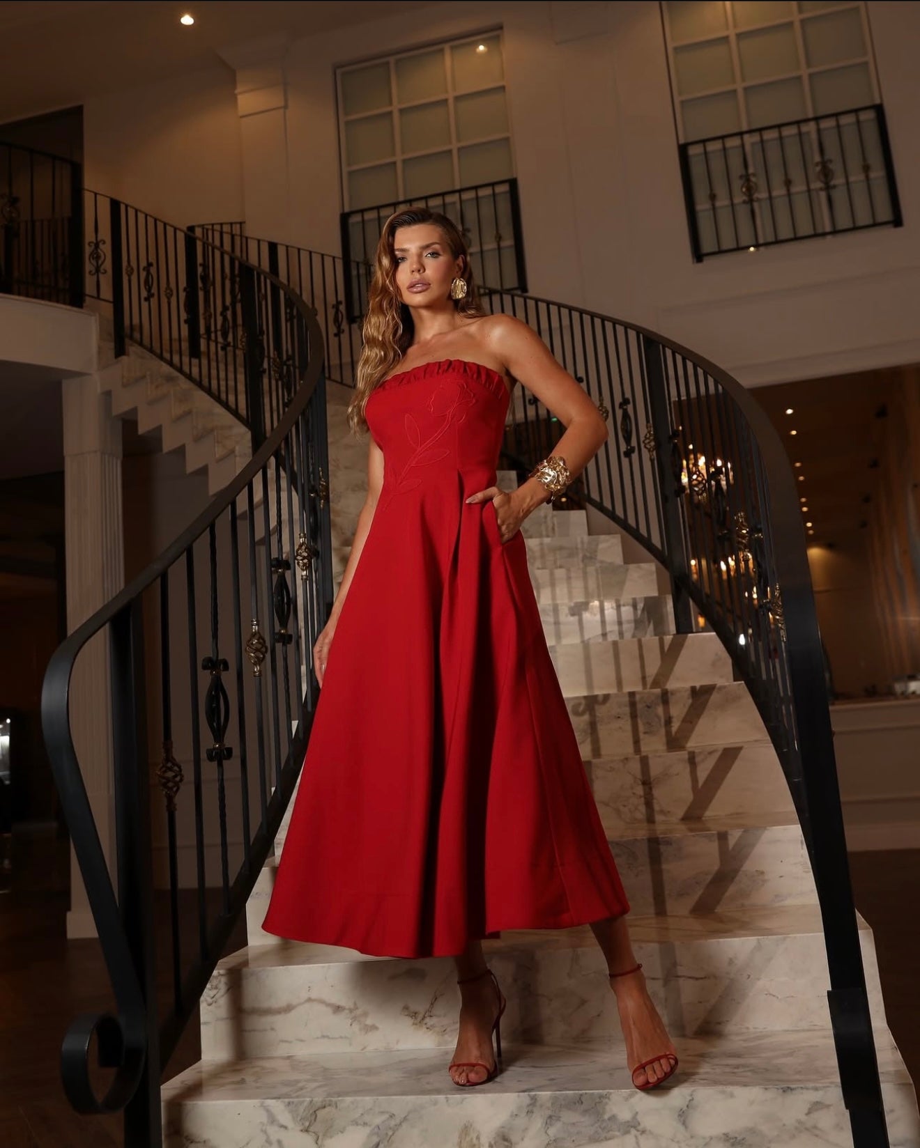 Tailored Midi Dress