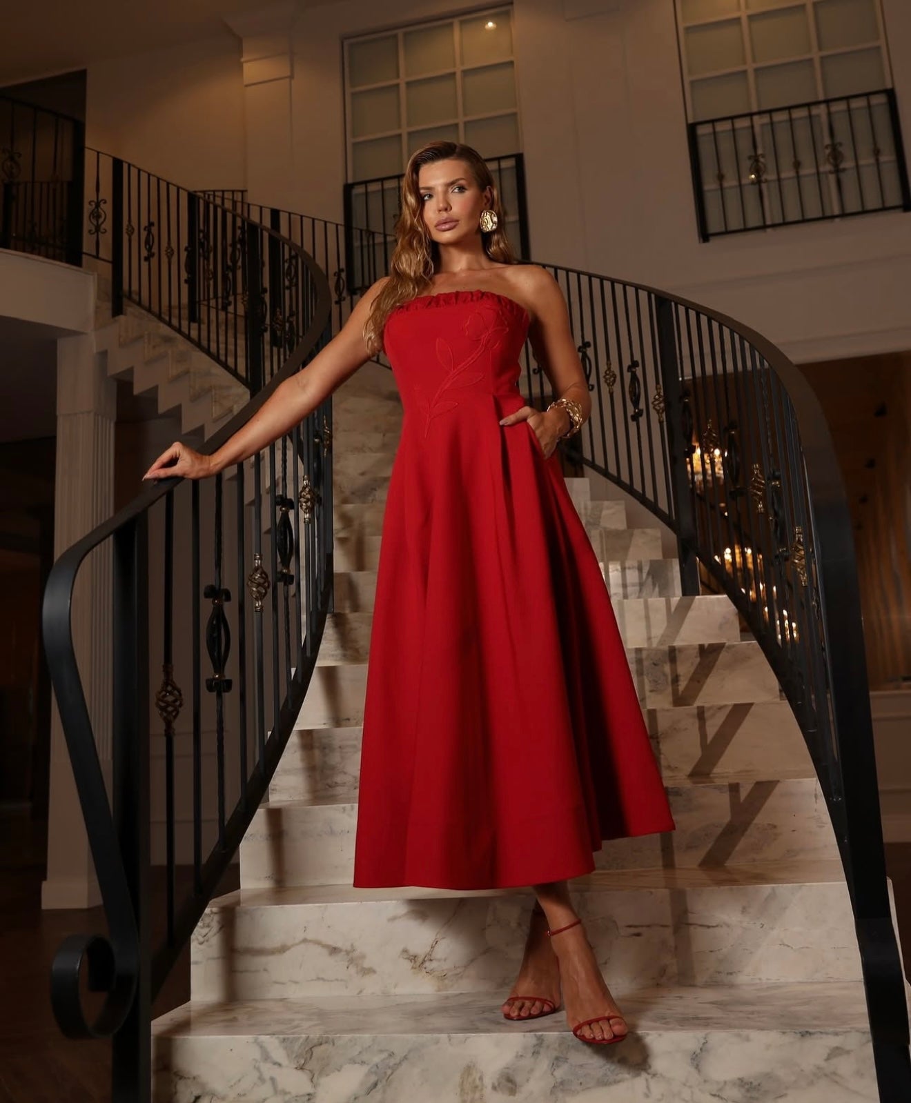 Tailored Midi Dress