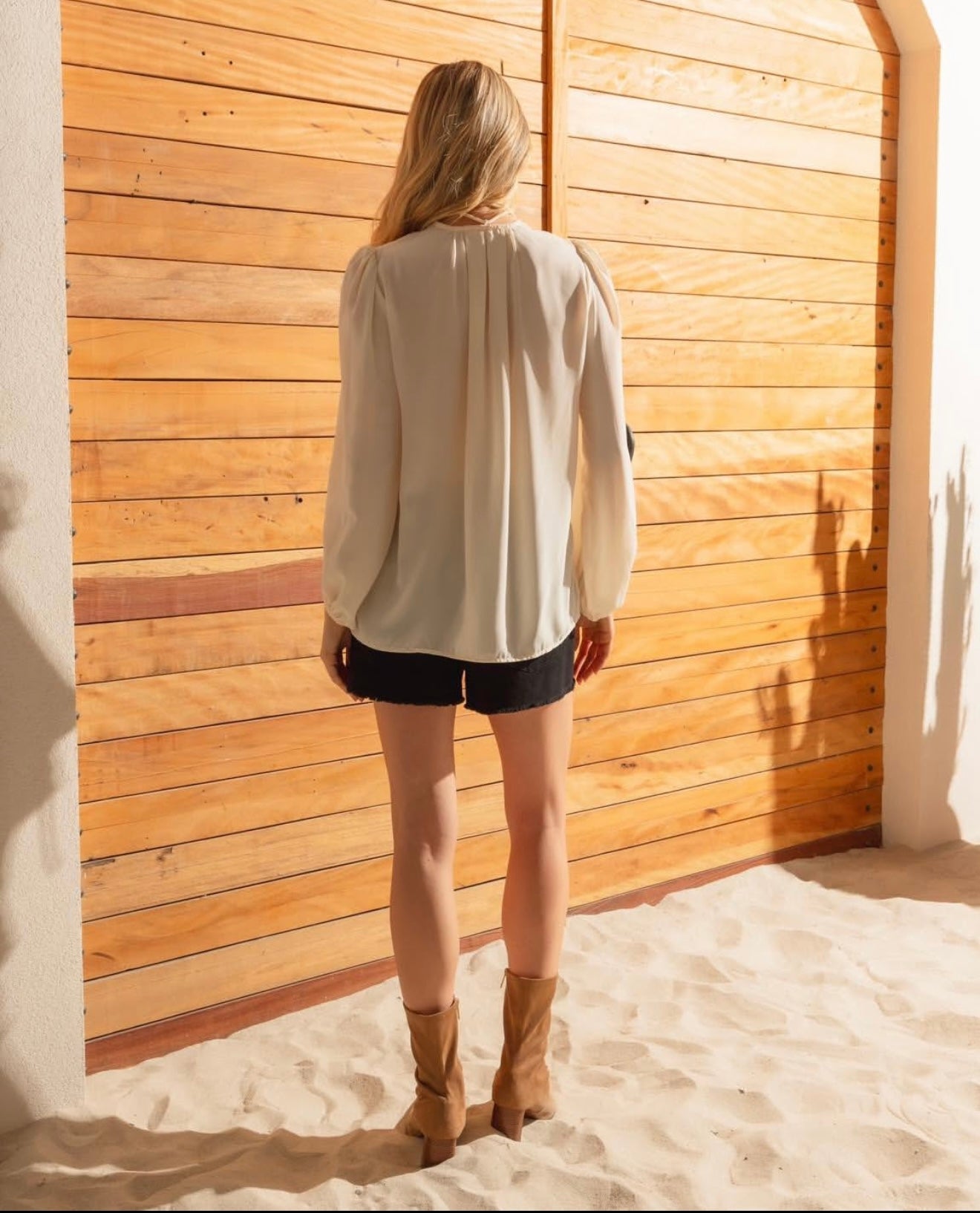 Florwer Long Sleeve Blouse