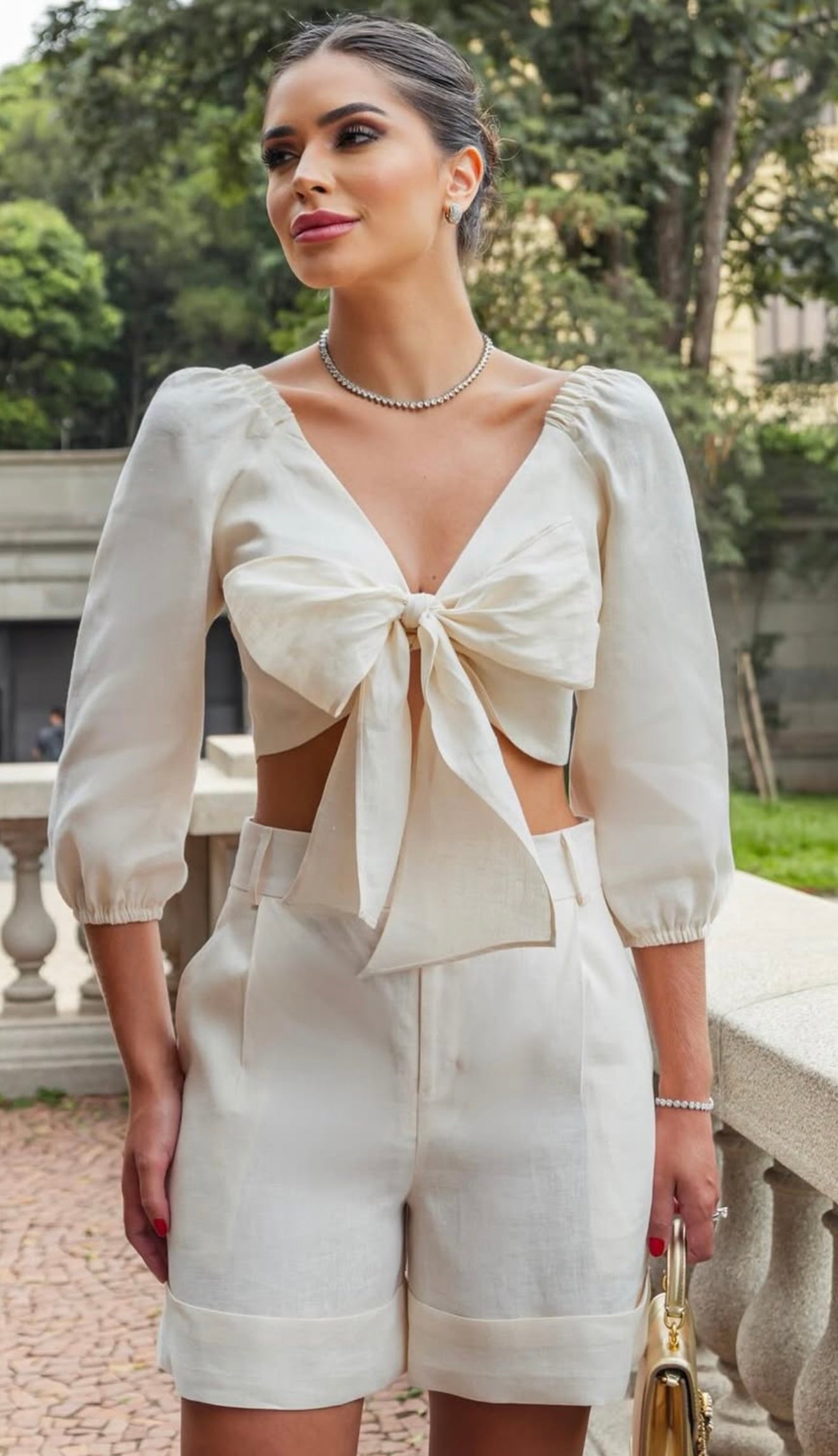 Linen Short Set