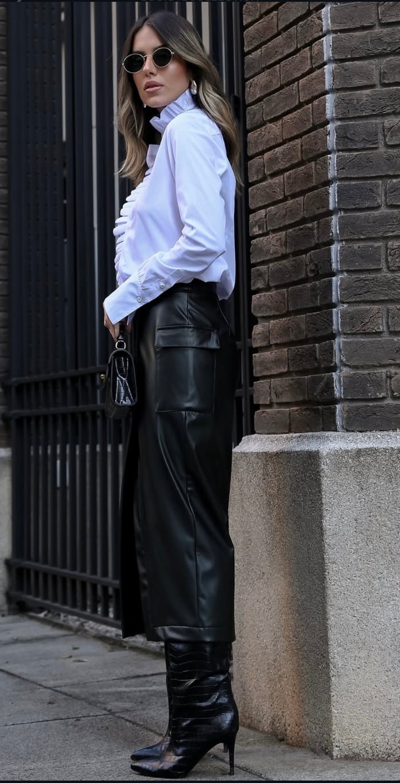 Ruffled Collar Blouse