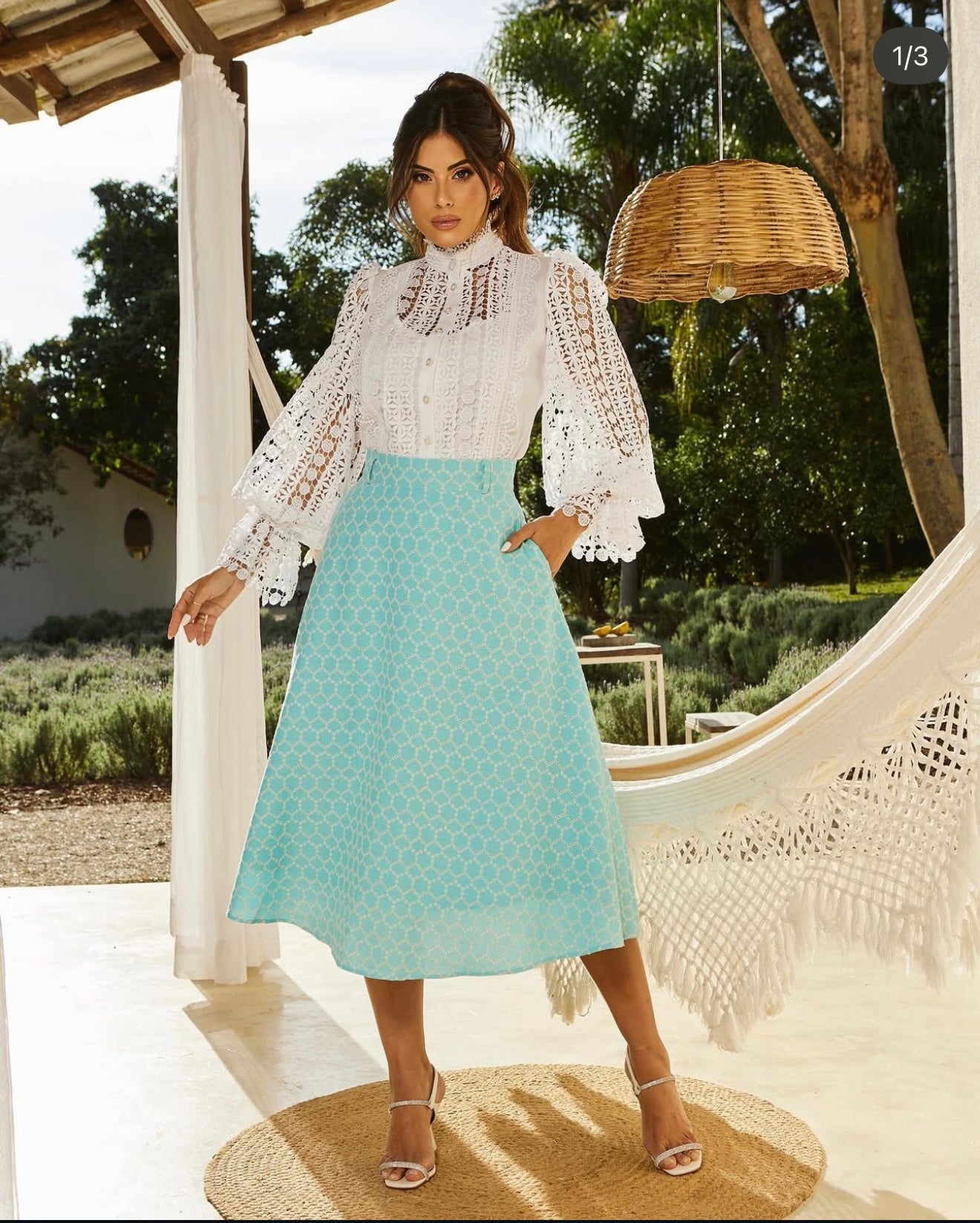 Lace Embroidered Blouse
