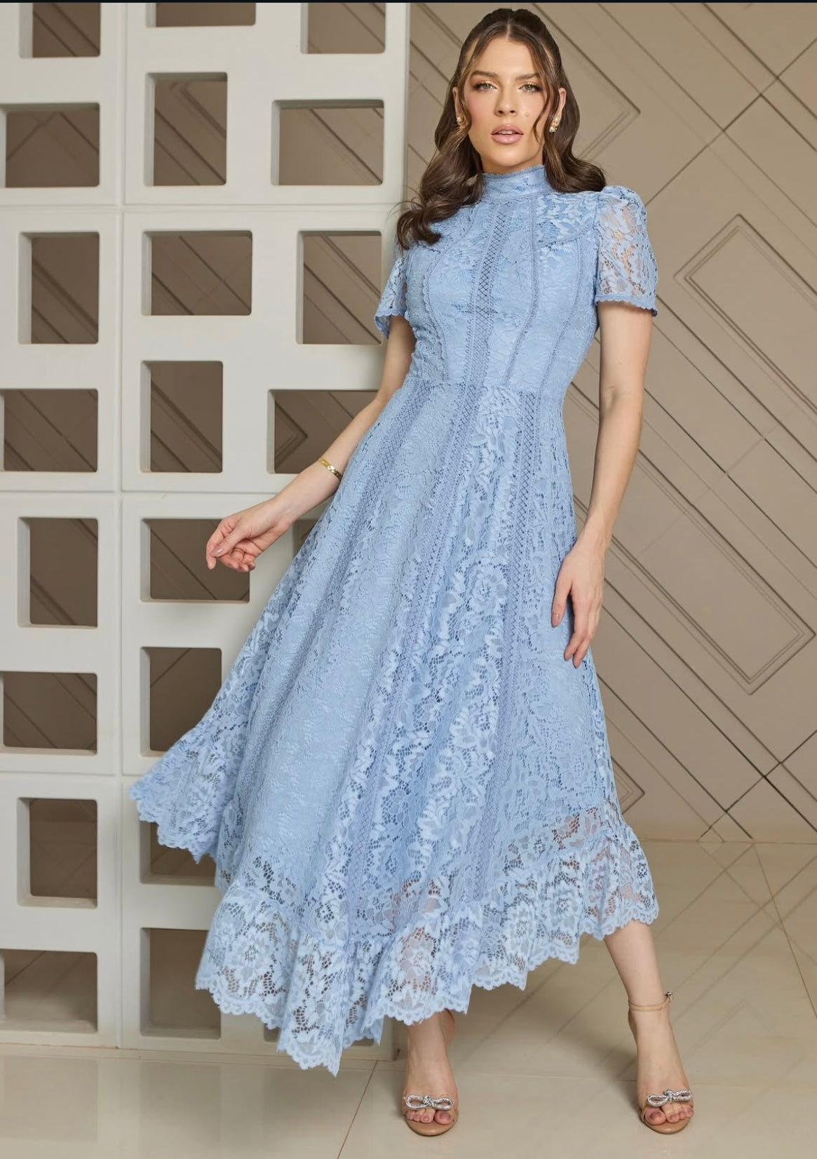 Lace Midi Dress