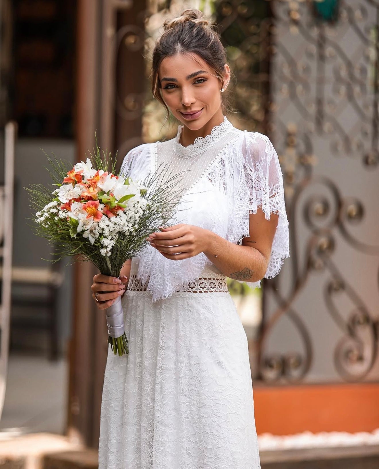 French Lace Long Dress