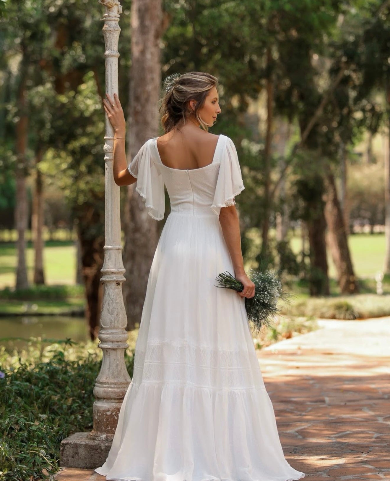 Pearls Long Dress