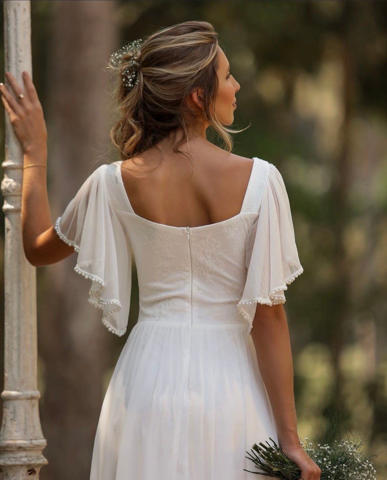 Pearls Long Dress