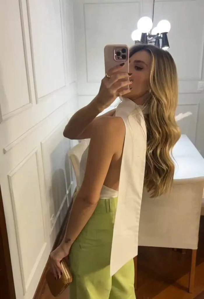 Open Back Shirt