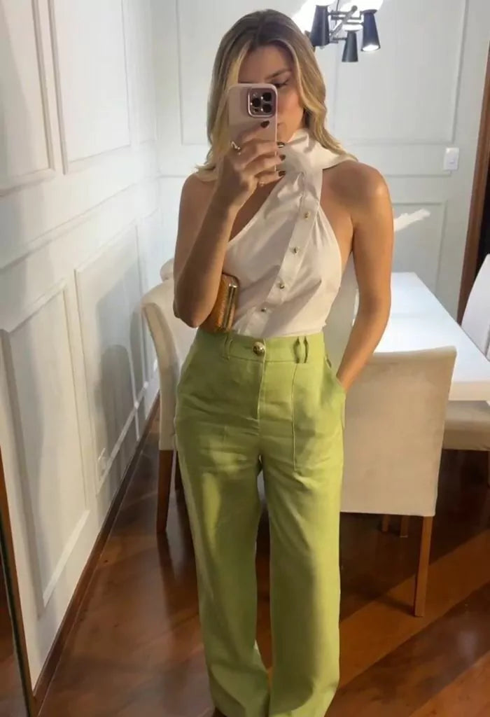 Open Back Shirt