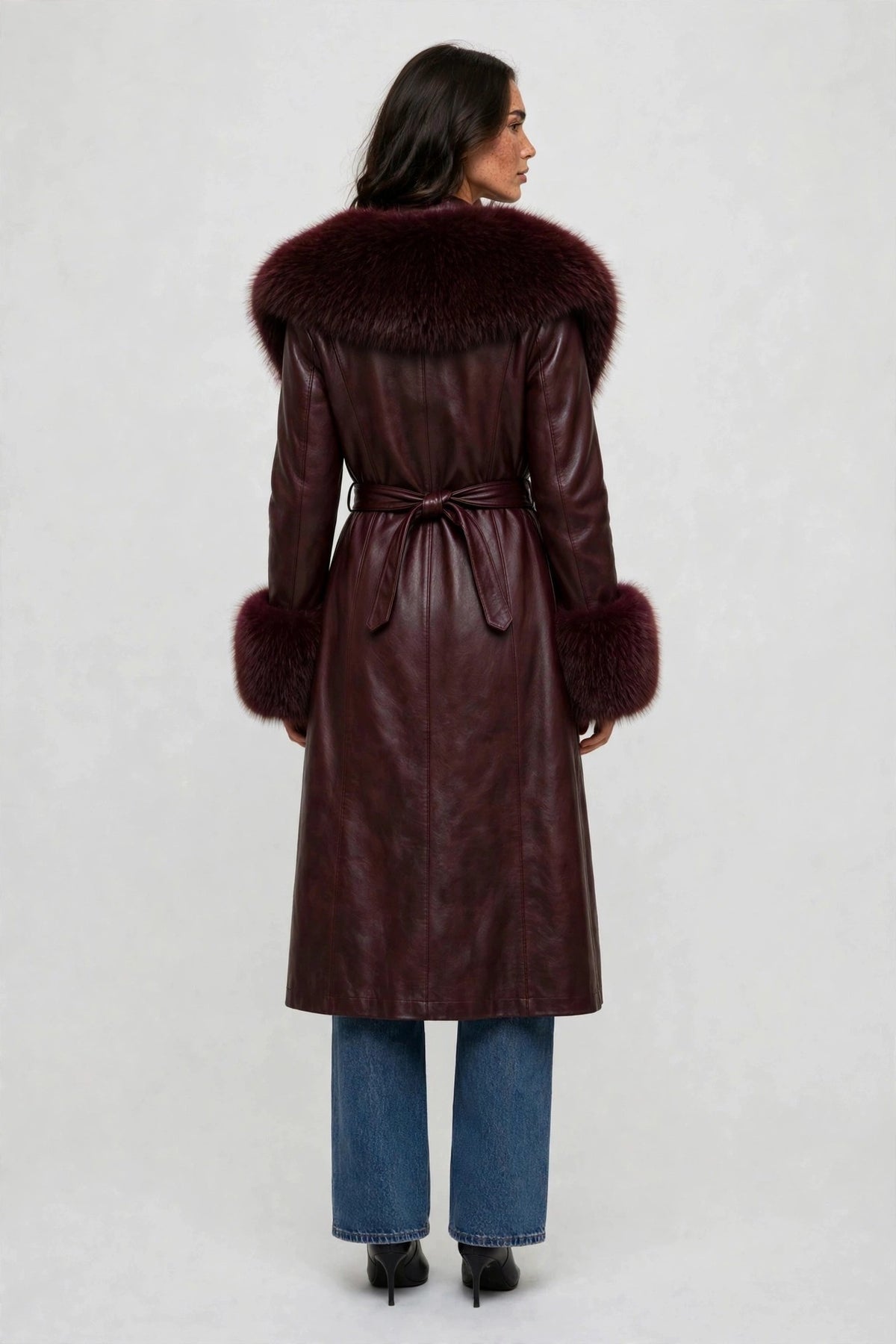 Regal Fur-Trim Coat