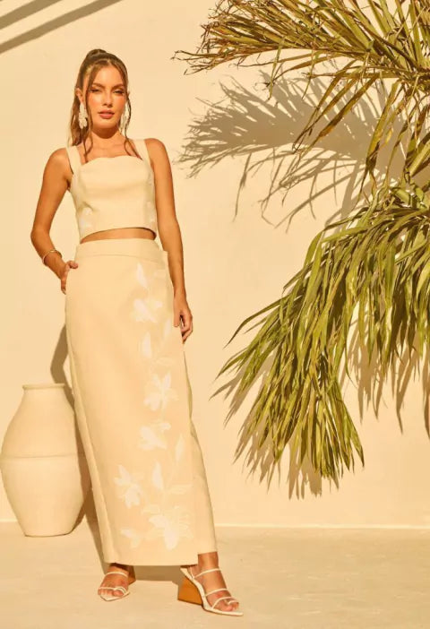 Embroidered Flower Set