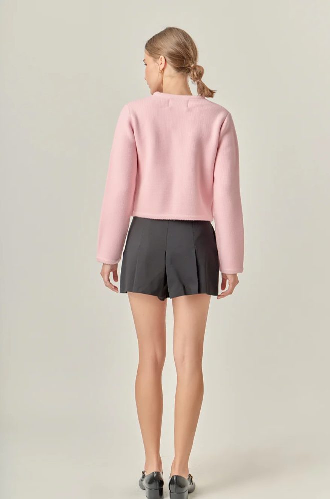 Round Hem Cardigan