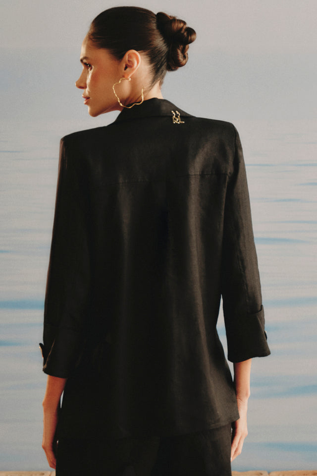 Liz Linen Blazer