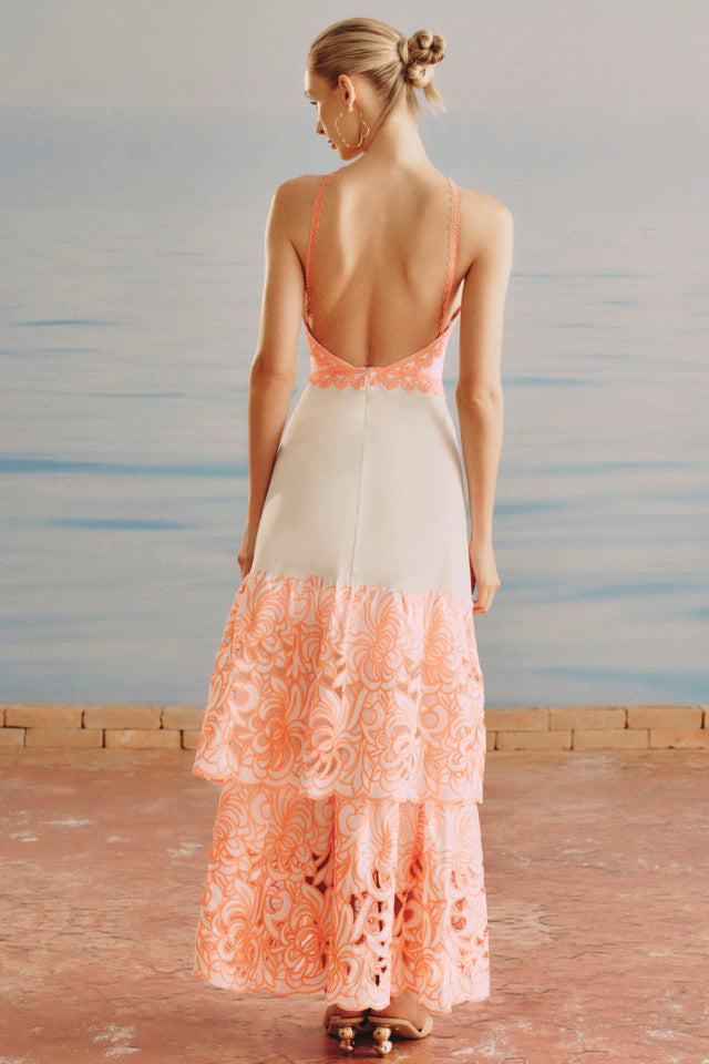 Rana Embroyder Long Dress
