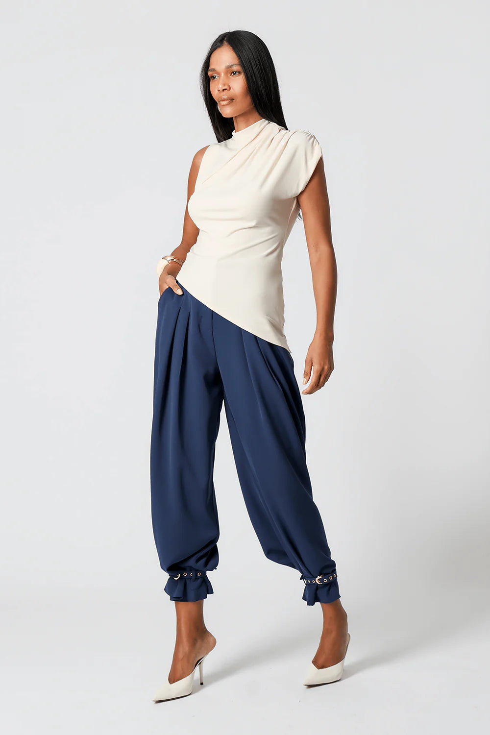 Nova Draped Blouse