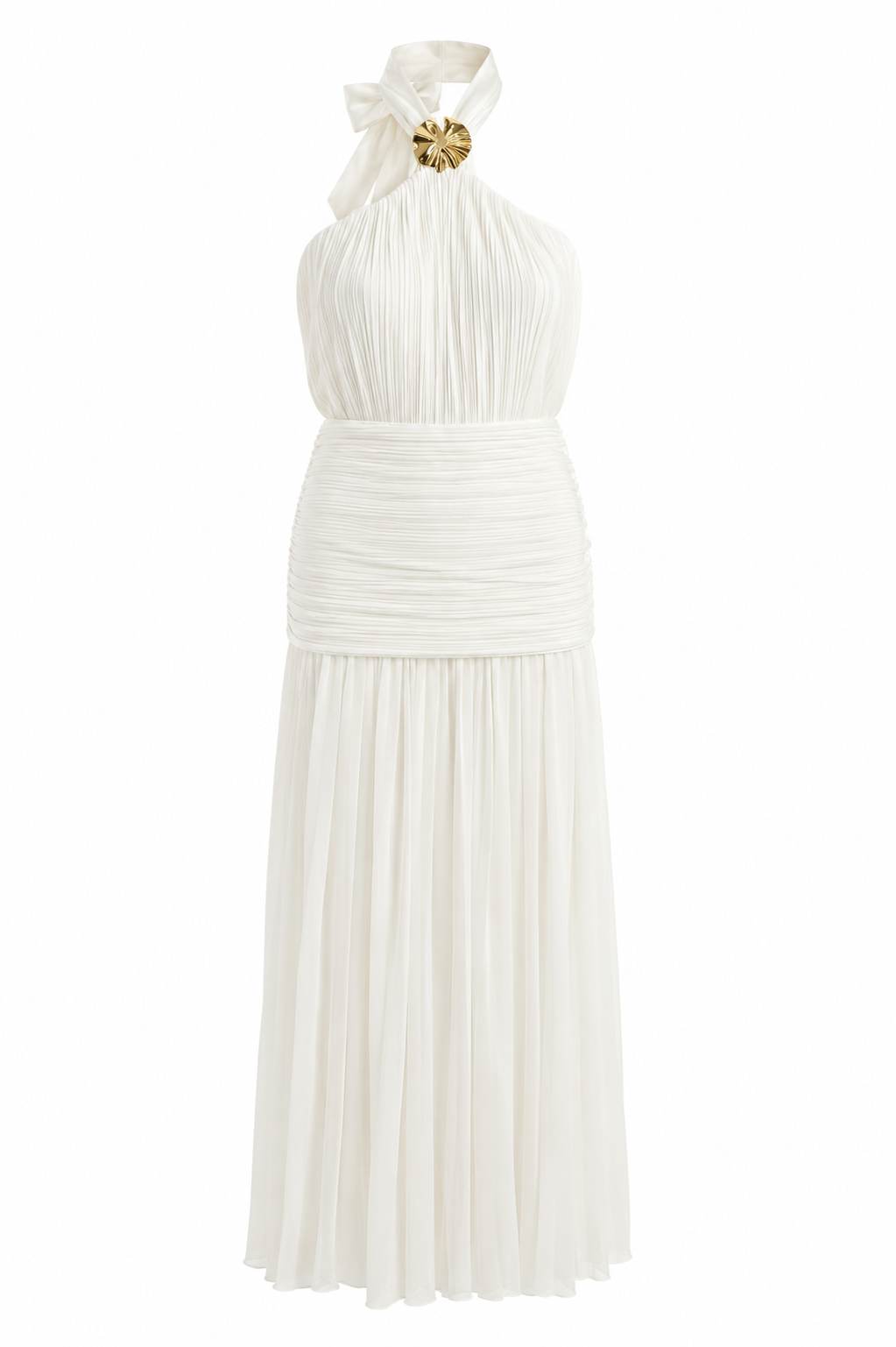 Lumière Pleated Long Dress