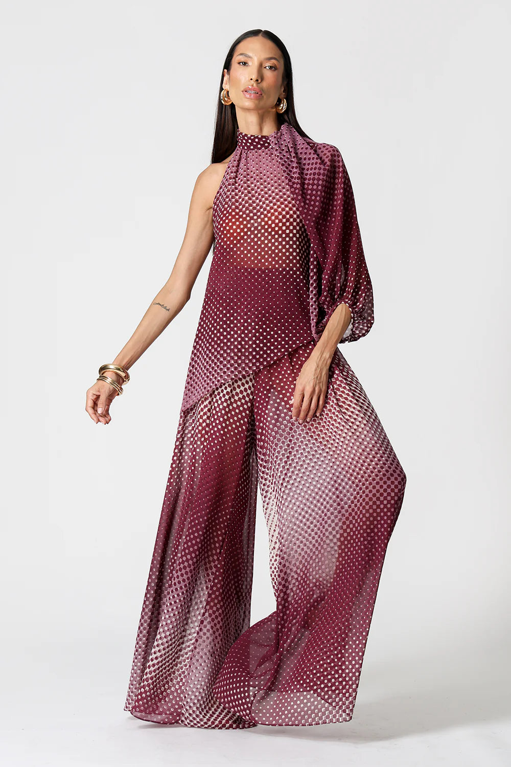 Naomi Asymmetric Blouse