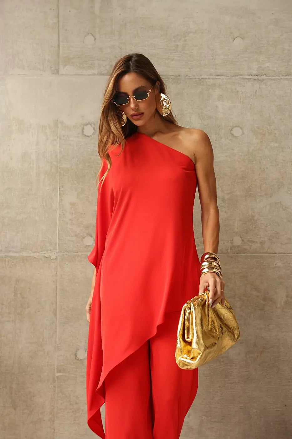 Isla Asymmetric Pant Set