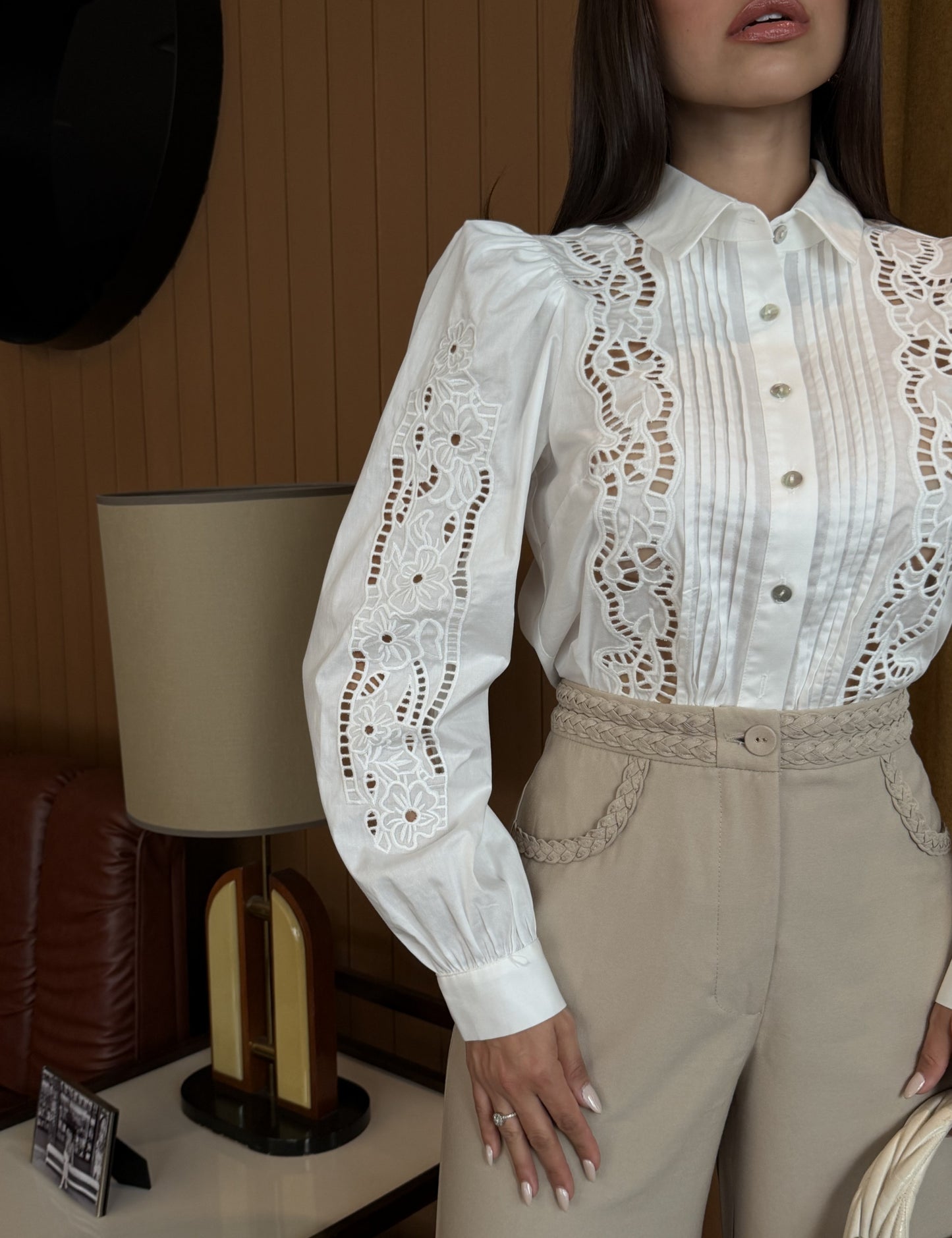 Beth Tricoline Blouse